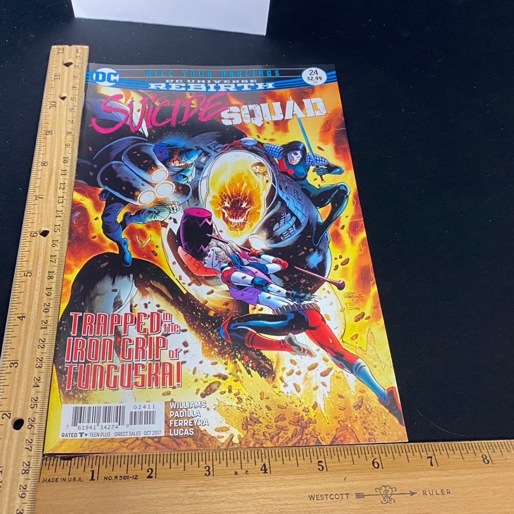 Suicide Squad Rebirth #24 Comic Book‎ DC Comics Trapped Iron Grip Tunguska!